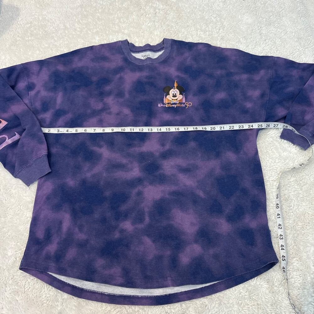 Disney Spirit Jersey Mickey Friends 50th Purple Tie Dye L Vacation Collectible - Picture 4 of 6